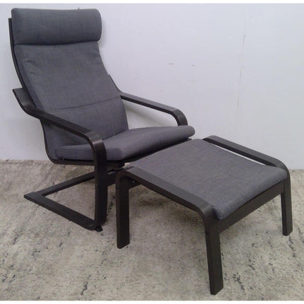 Gray Armchair with Ottoman (Added 07/15/2026)