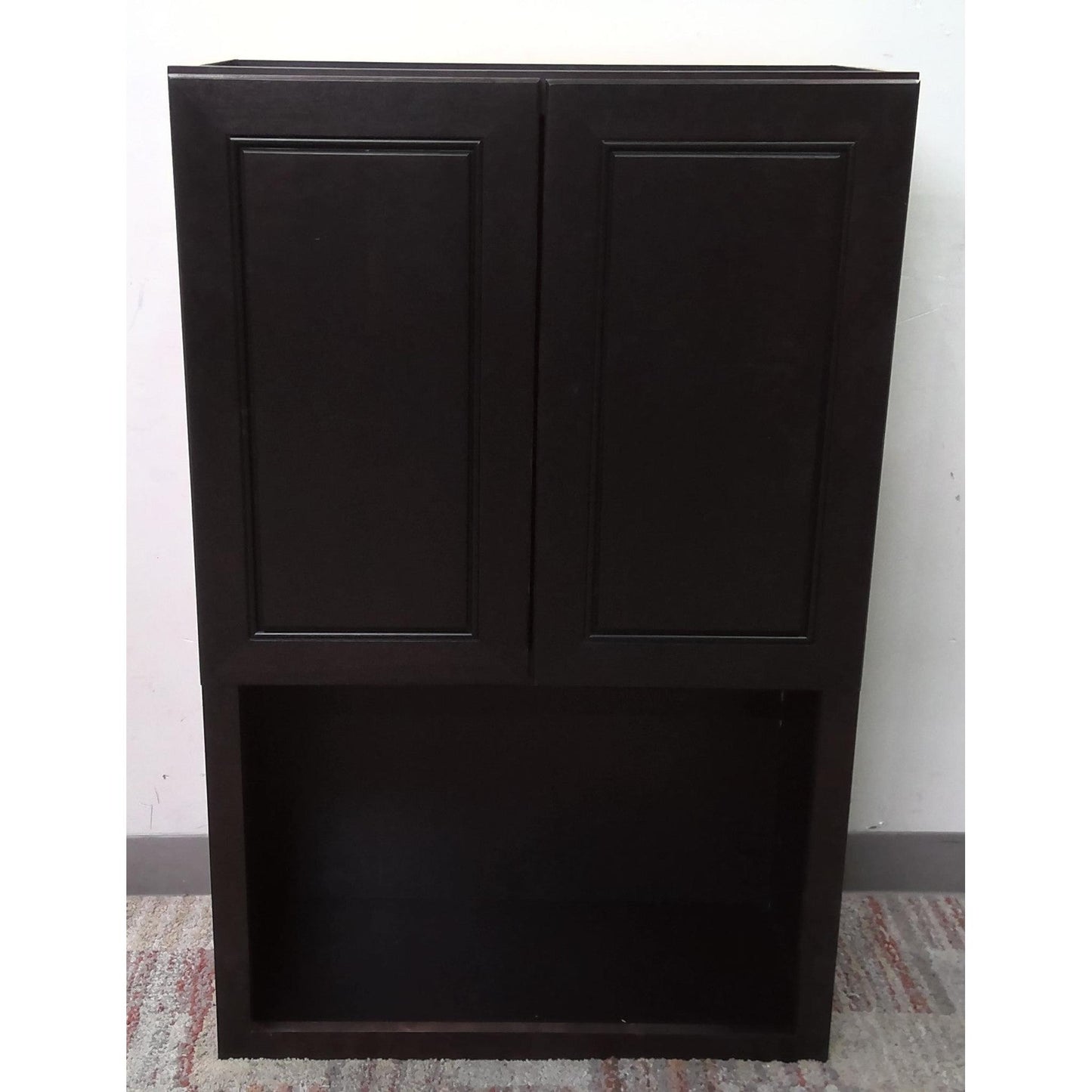 27" Dark Upper Cabinet