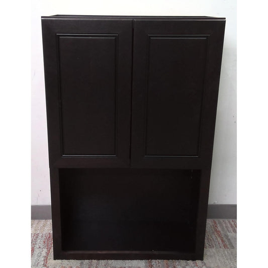 27" Dark Upper Cabinet