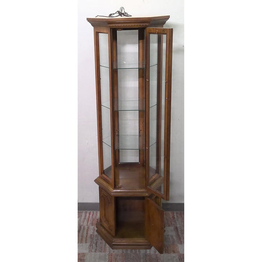 Hexagon Curio Cabinet