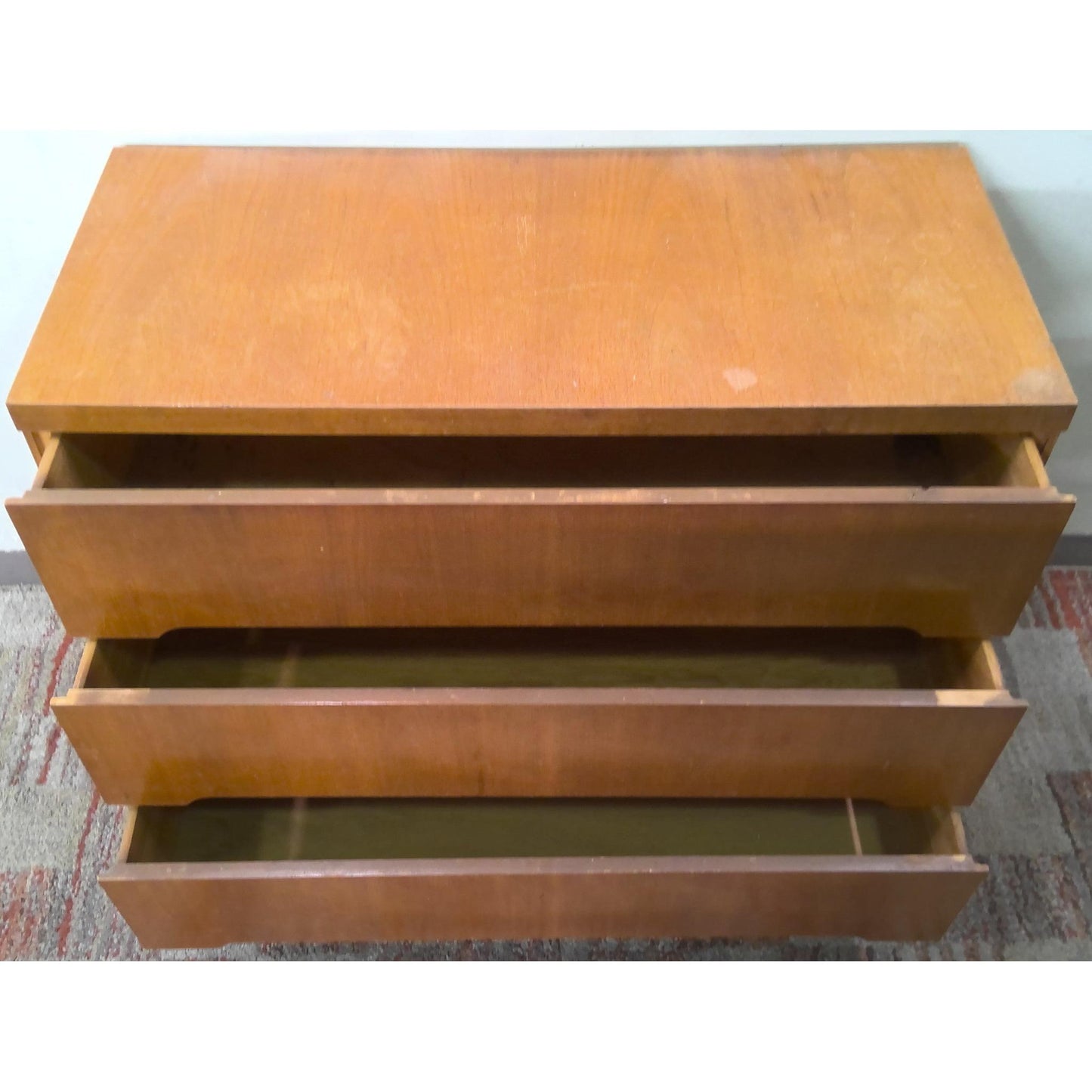 3 Drawer Wood Dresser