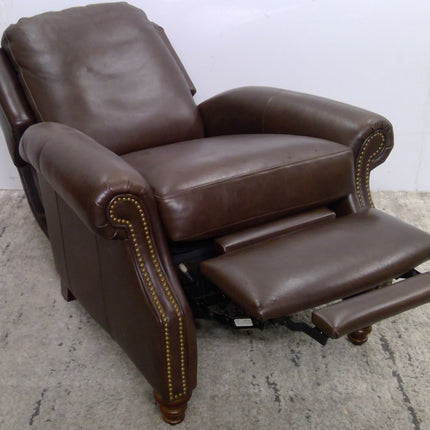Brown Faux Leather Recliner