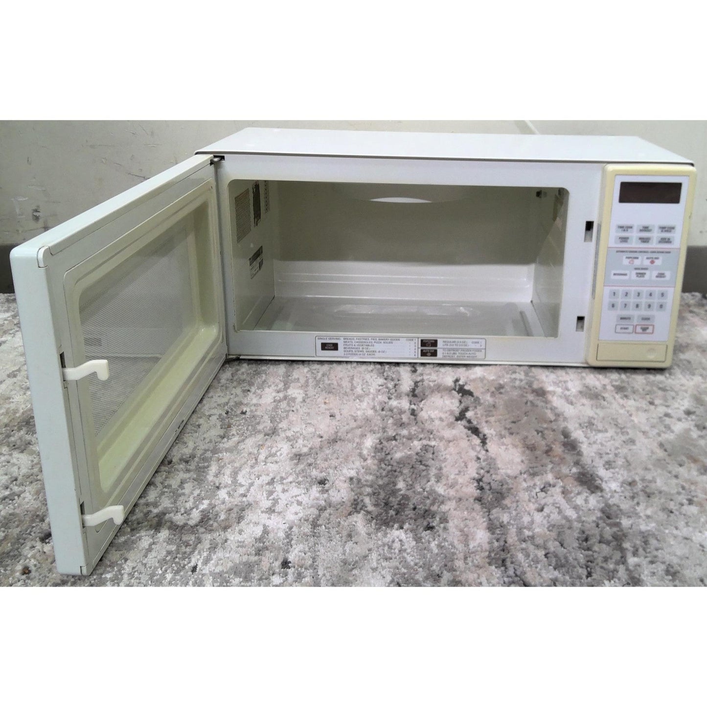 White GE Microwave