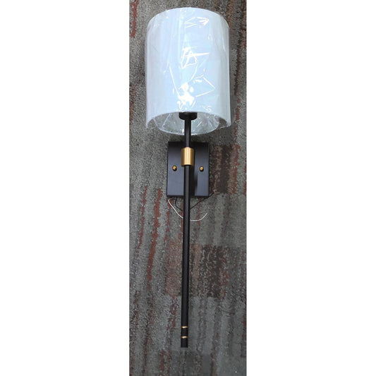 Wall Sconce with Fabric Shade
