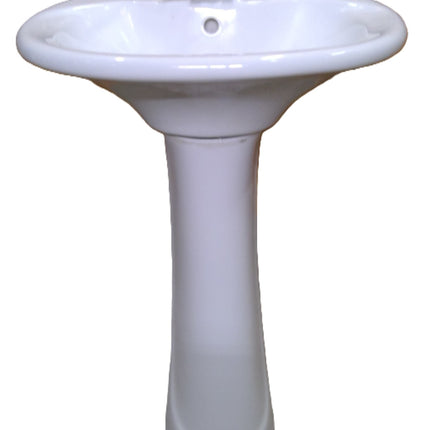 Pedestal Sink with Faucet