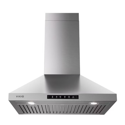 VIKIO 30 inch Convertible 900-CFM Stainless Steel Wall-Mounted Range Hood