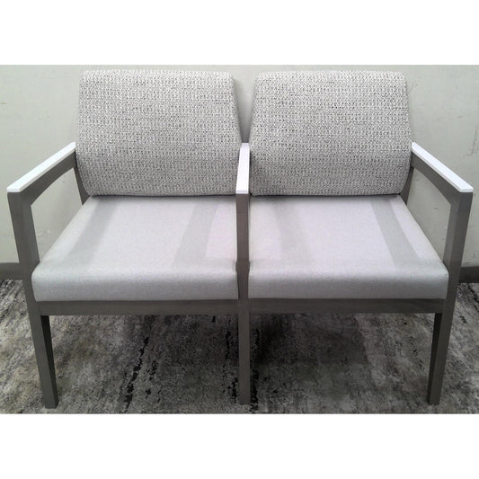 Gray Double Guest Chair
