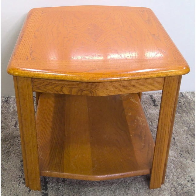 Wood End Table