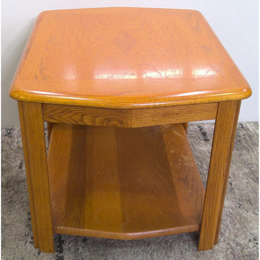 Wood End Table