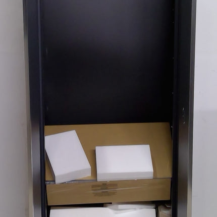 30" Black and Gray Steel Storage Locker