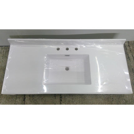 49" Cultured Marble Vanity Top
