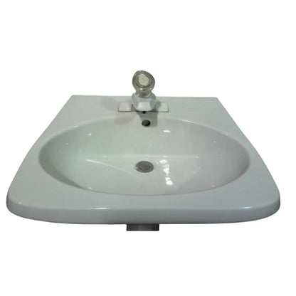 23" Pedestal Sink with Faucet