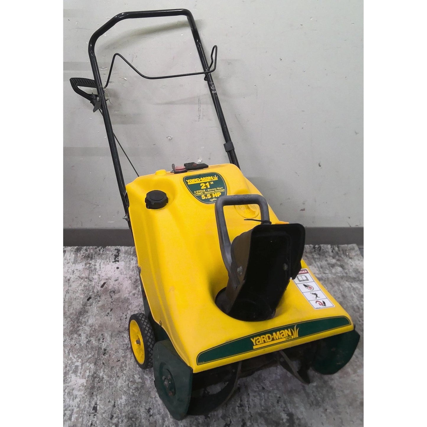 21" Yard Man Gas Snow Thrower