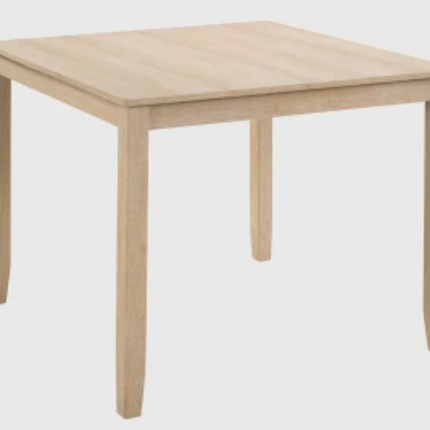 34.5" Light Oak Dining Table