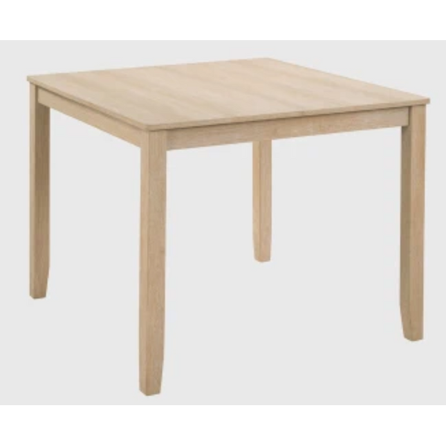 34.5" Light Oak Dining Table