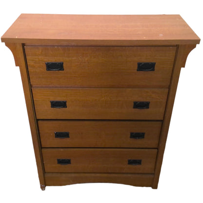 Mission-Style 4-Drawer Dresser, front