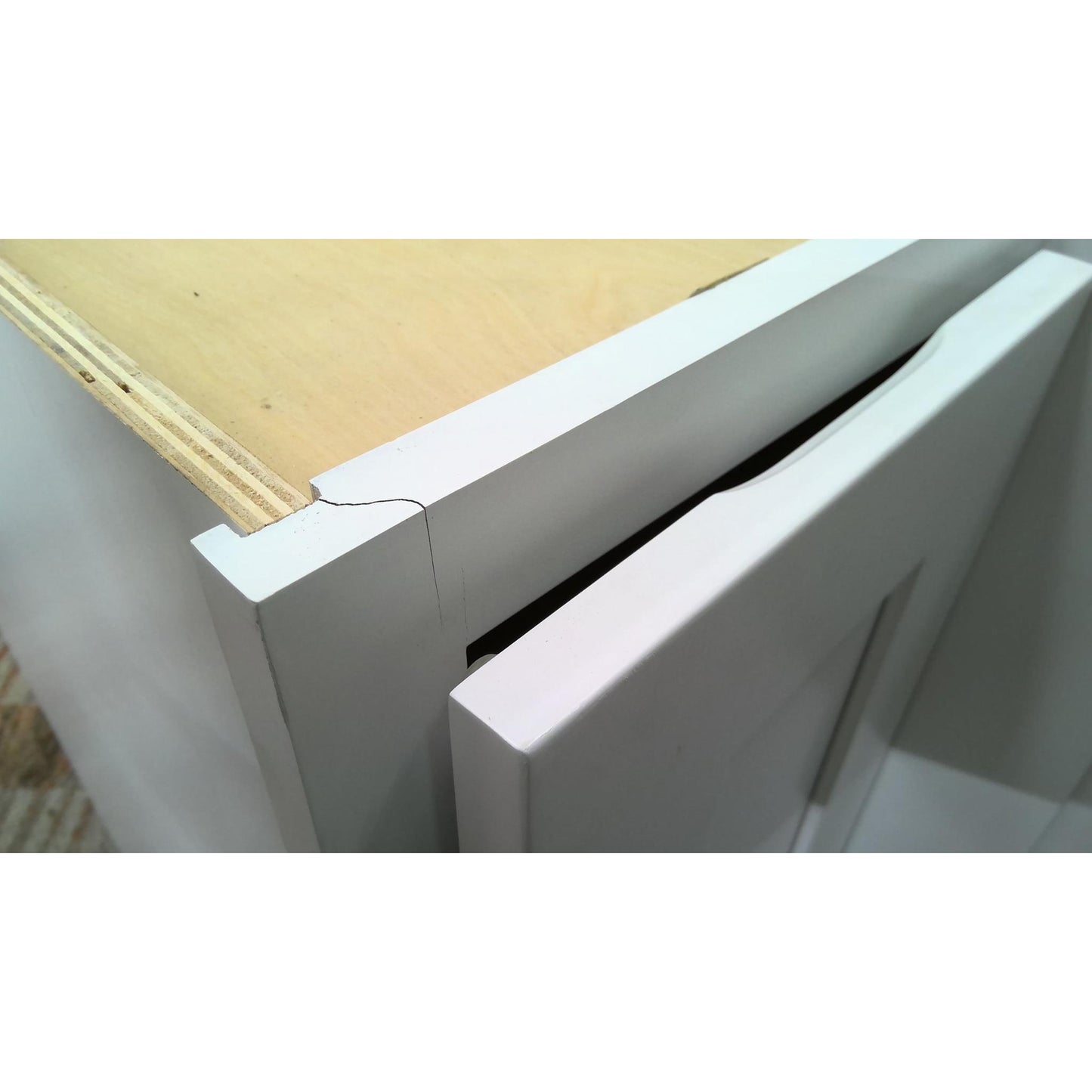 32" White Lazy Susan Corner Base Cabinet