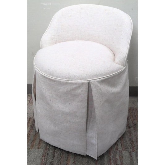 White Teen Vanity Chair