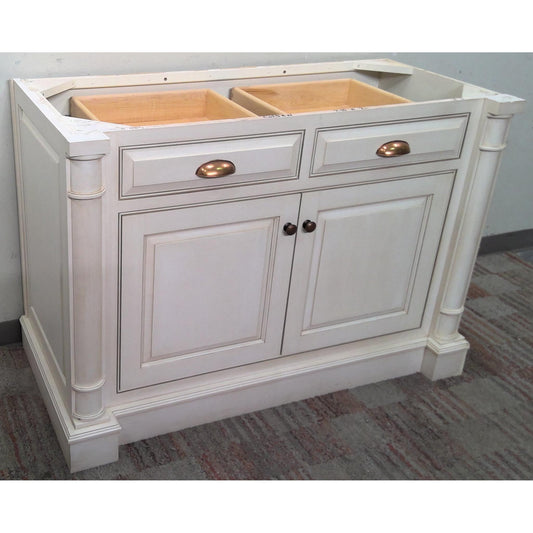 49" White Base Cabinet