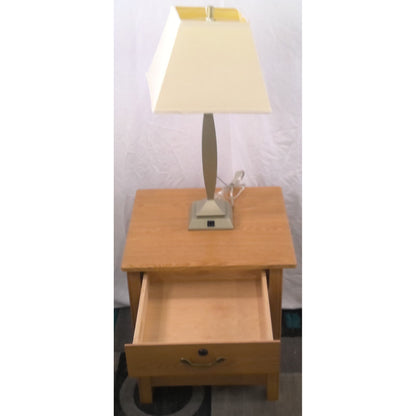 End Table with Built In Lamp