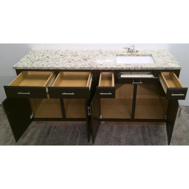 72" Granite Top Vanity