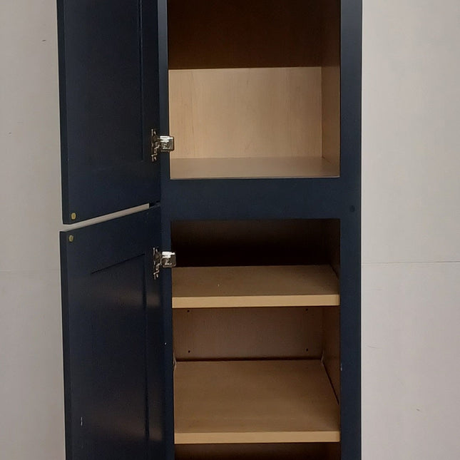 15" x 96" Blue Pantry Cabinet