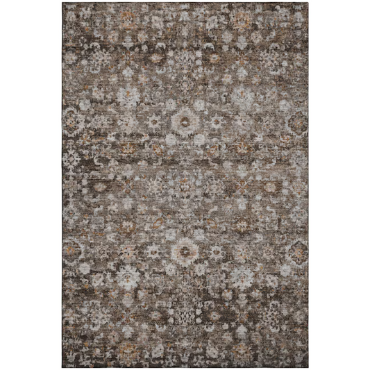 9 x 12 (ft) Loomed Fudge Rectangular Indoor Geometric Area Rug