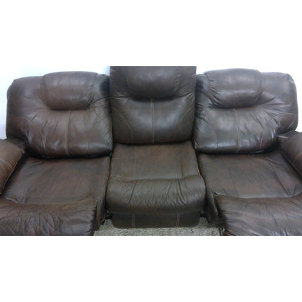 Brown Power Recliner Sofa