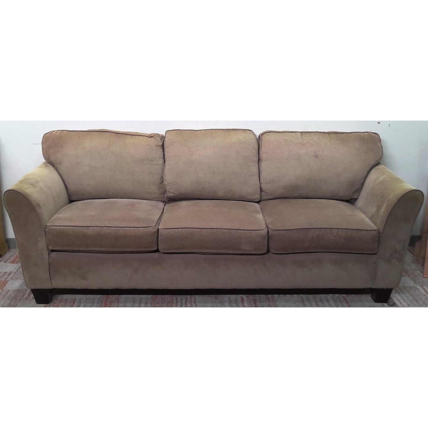 87" Tan Sofa