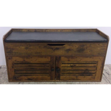 40" Storage Bench with Black Cushion (Added 07/24/2026)