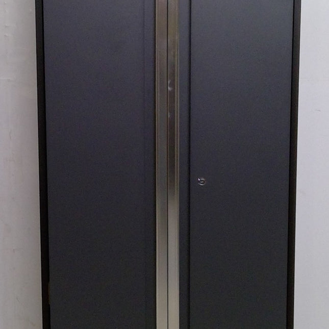 30" Black and Gray Steel Storage Locker