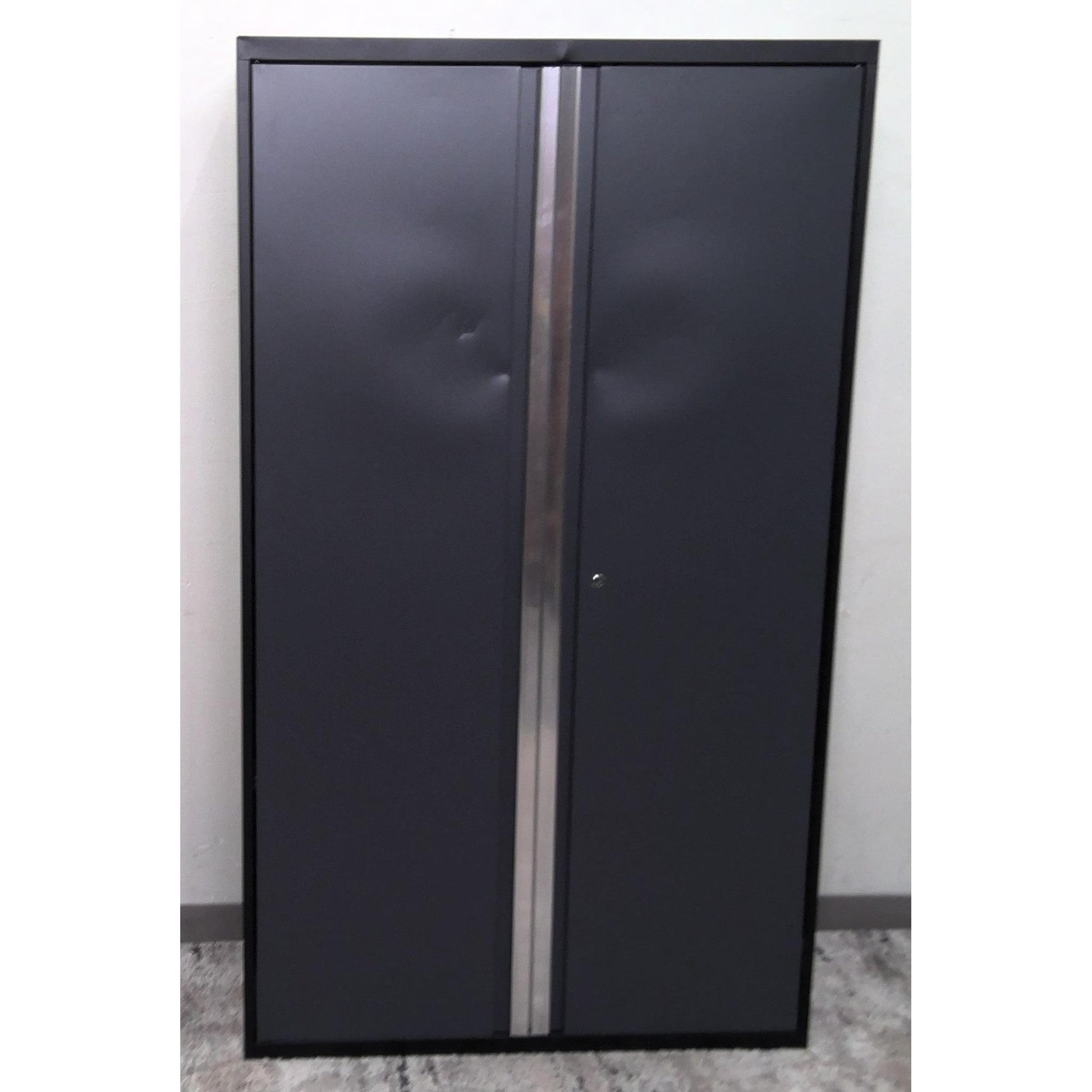 42" x 72" Black and Gray Multi-Use Steel Storage Locker