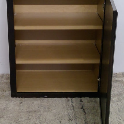 24" x 30" Dark Brown Upper Cabinet