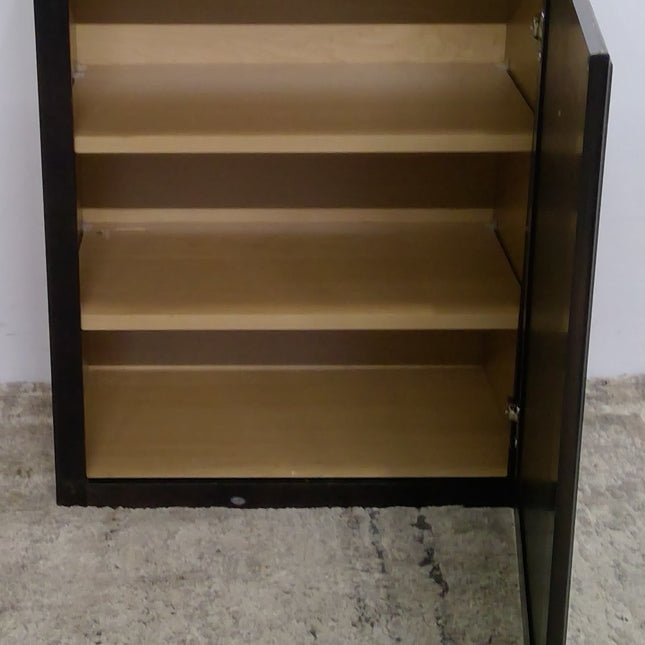 24" x 30" Dark Brown Upper Cabinet