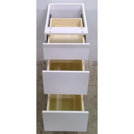 15" White 3-Drawer Plywood Base Cabinet (Added 08/15/2026)