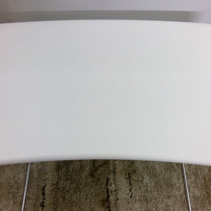 Compact White Desk