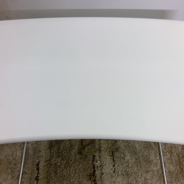 Compact White Desk