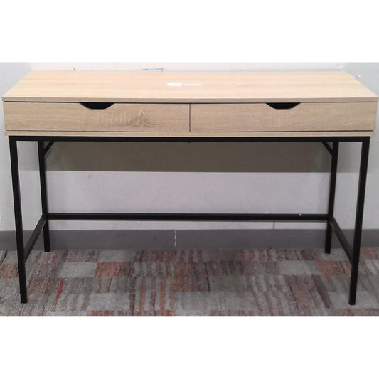 47" Wood and Metal Desk