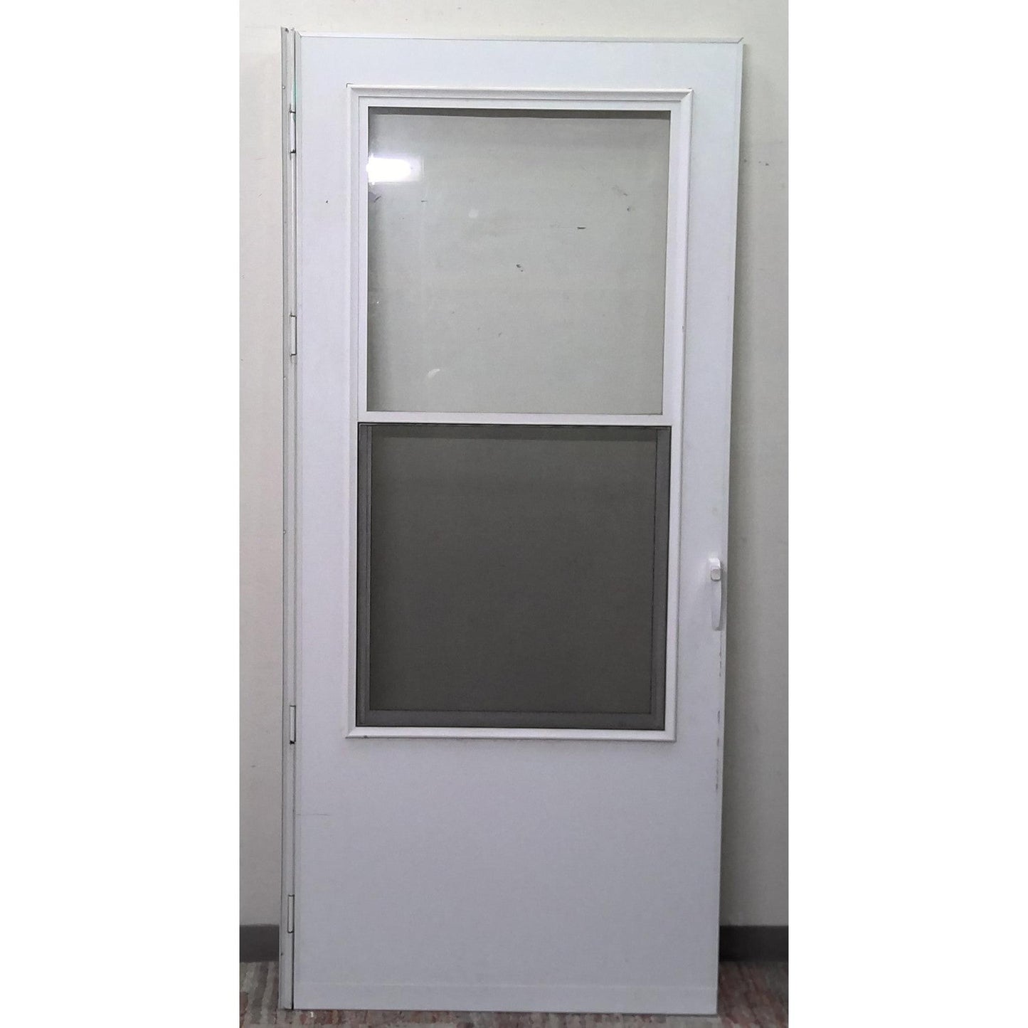 35" x 80" White Storm Door