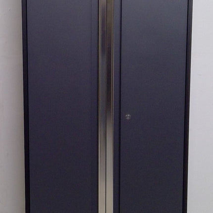 30" Black and Gray Steel Storage Cabinet