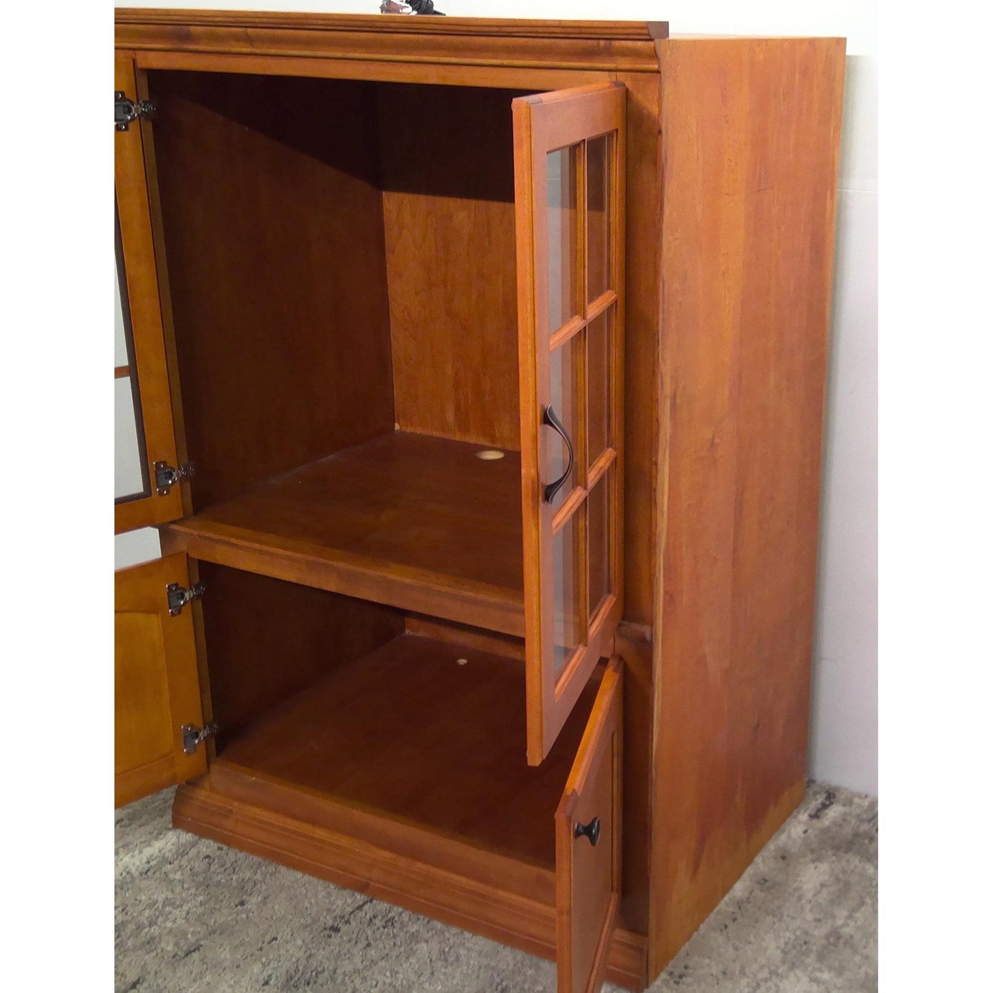 39" x 56" Glass Door Cabinet