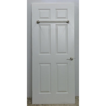 34" x 80" White 6 Panel Hollow Core Door