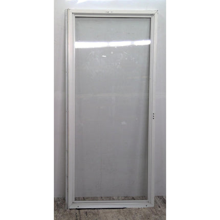 35.5" x 79.5" White Storm Door