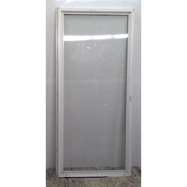 35.5" x 79.5" White Storm Door