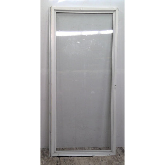 35.5" x 79.5" White Storm Door