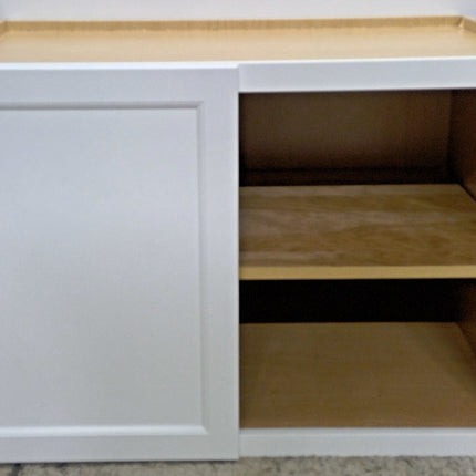36" x 24" White Upper Cabinet (MIssing Door)