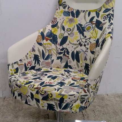 Swivel Floral Armchair