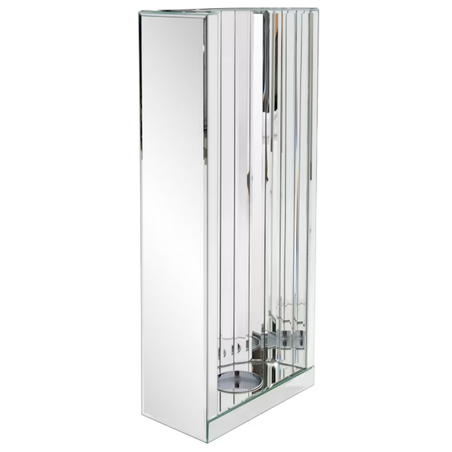 Howard Elliott Faceted Mirror Wall Sconce