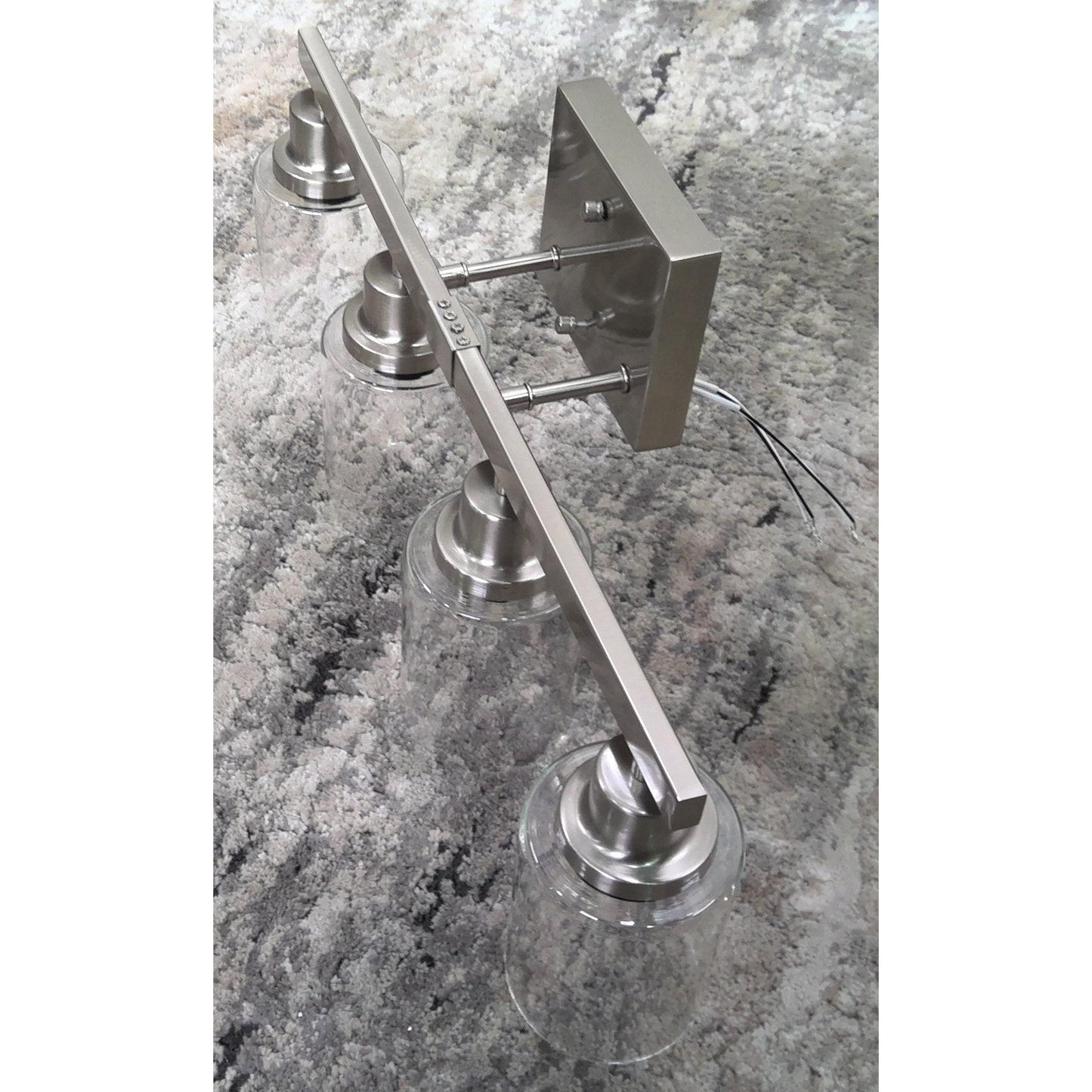 4-Light Brushed Nickel Vanity Light