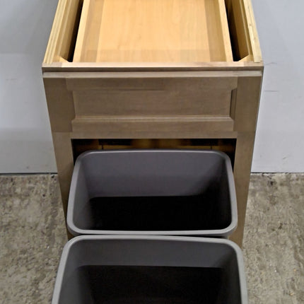 18" Trash Pullout Plywood Base Cabinet